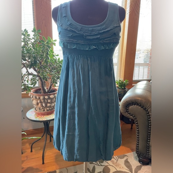 Teal summer dress - Picture 1 of 6